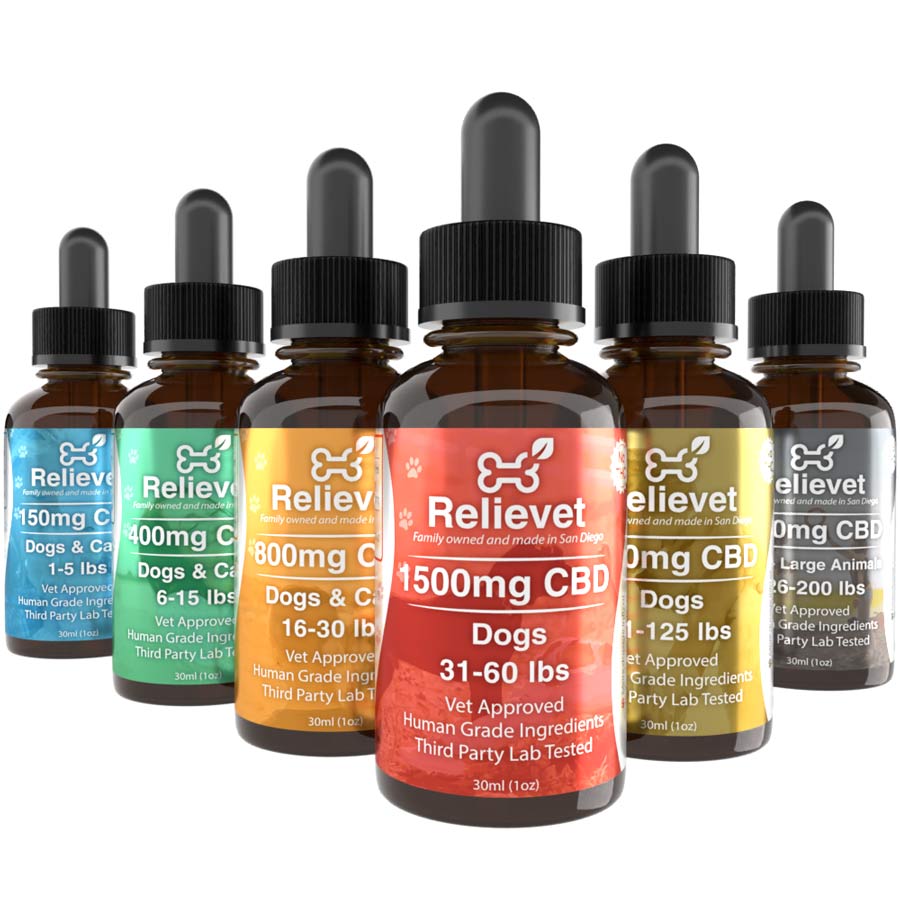 cbd oil for dogs collection