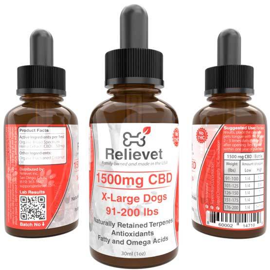 cbd oil for dogs extra large