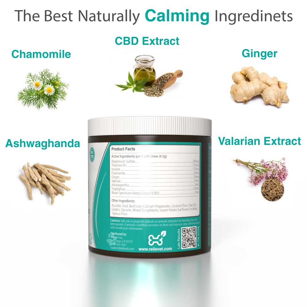 calming chews for dogs ingredients