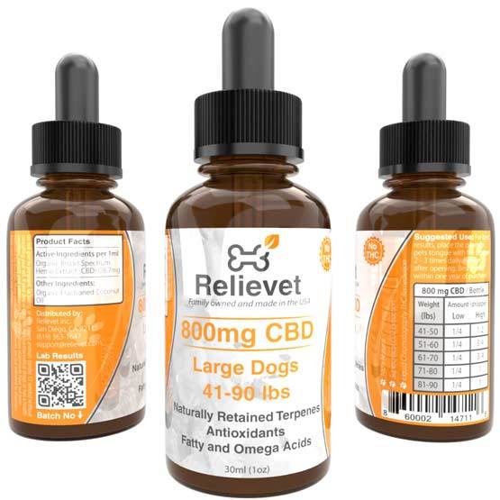 cbd oil for dogs large