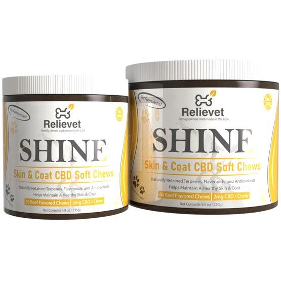 Skin and Coat Chews for Dogs - Shine