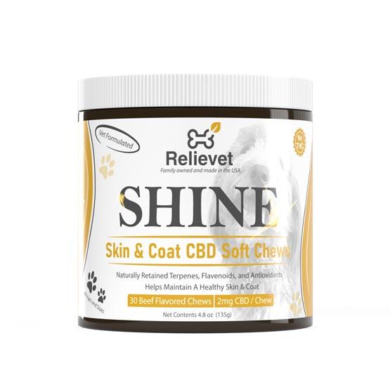 Skin and Coat Chews for Dogs - Shine