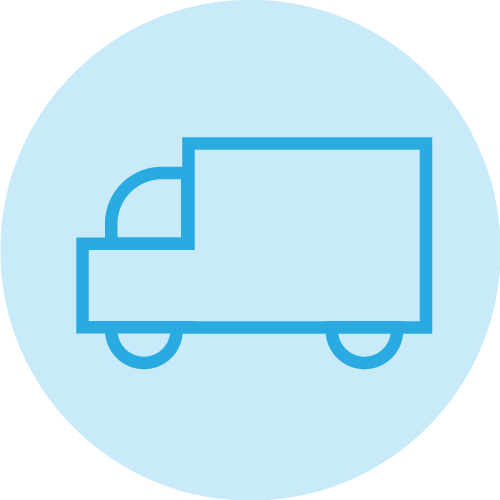CBD dog treats shipping icon CBD dog treats shipping icon